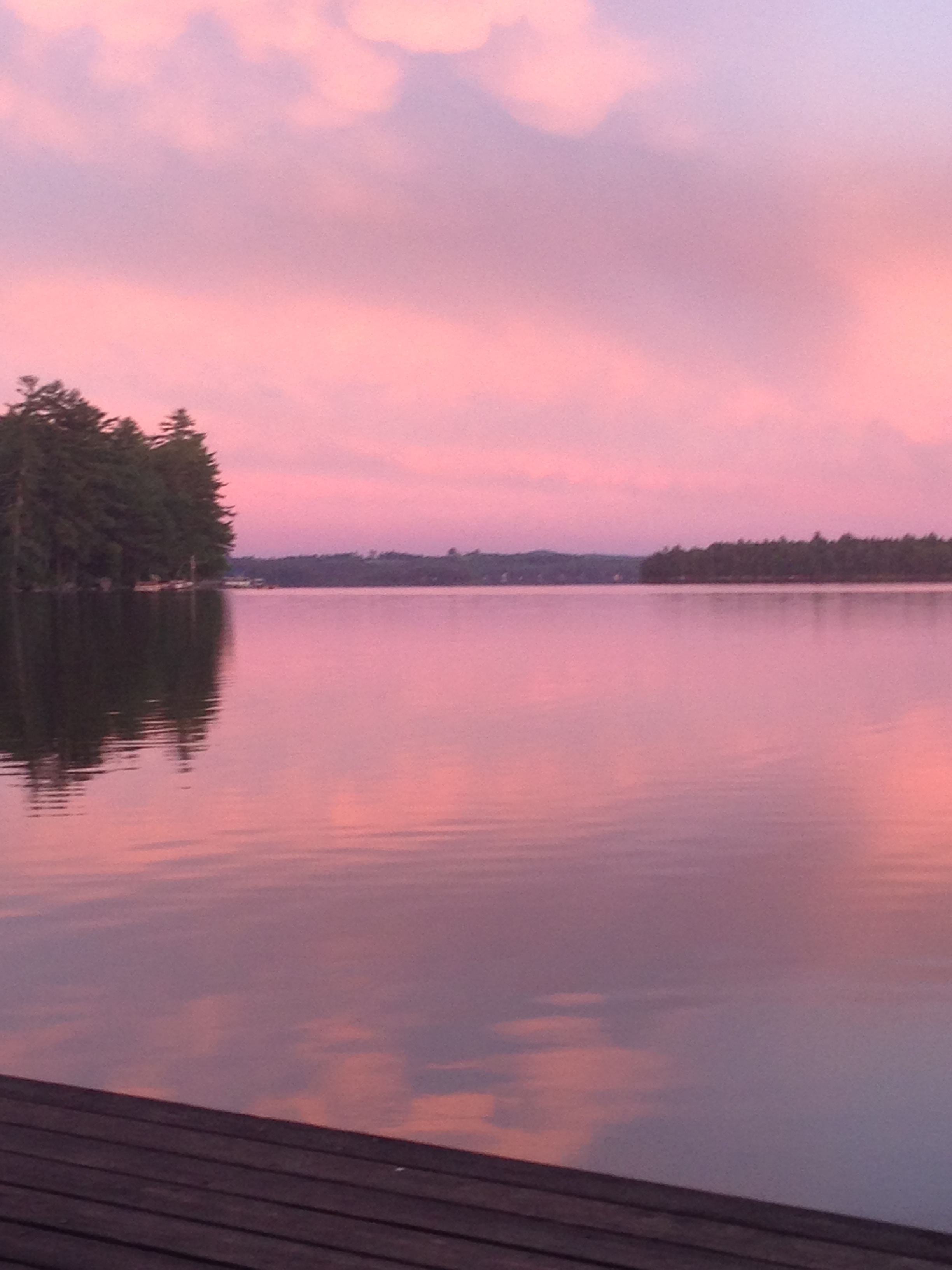 early lake light